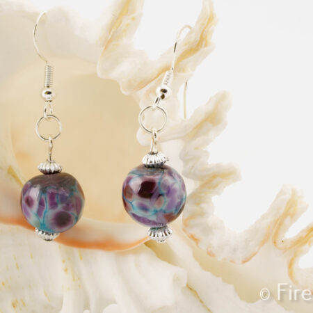 Purple Pools earrings