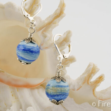 Marble Seas earrings